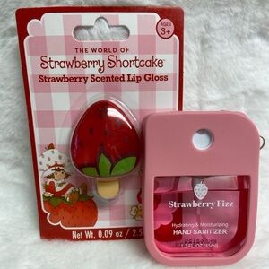 Hand sanitizer and lip balm set